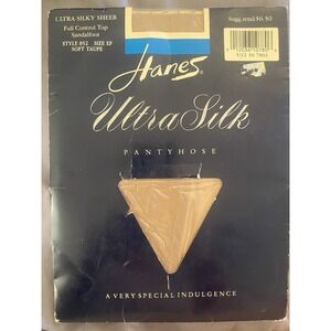 Hanes Absolutely Ultra Sheer  Taupe Size EF Control Top Reinforced Toe